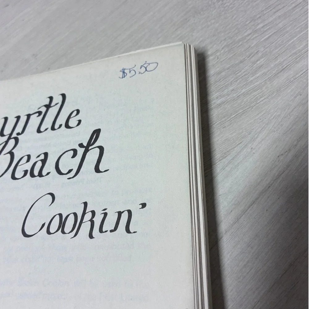 Vintage 1977 Myrtle Beach Cookin' Cookbook South Carolina Church Recipes Spiral
